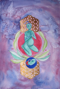 Die Geburt Der Mutter by Ekadashi Art